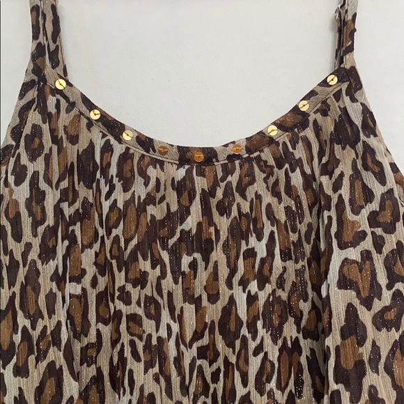 Justice Animal Print Tiered Ruffle dress Sz 8 - Picture 5 of 6